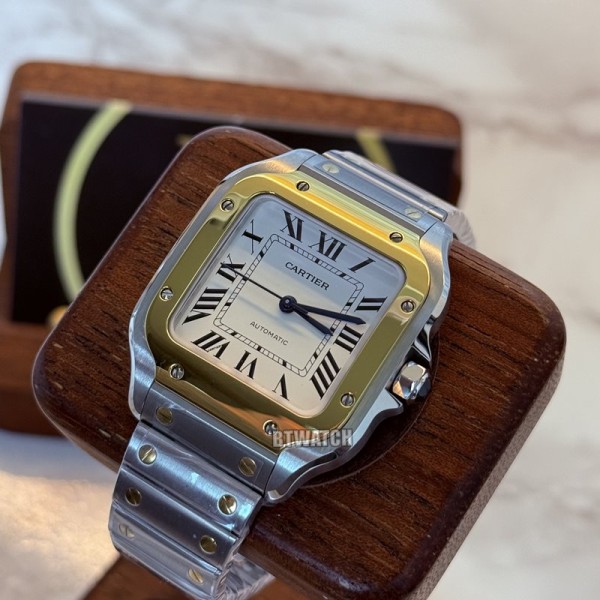 BV공장 까르띠에 산토스 미디엄 … - 레플리카 시계 상세정보