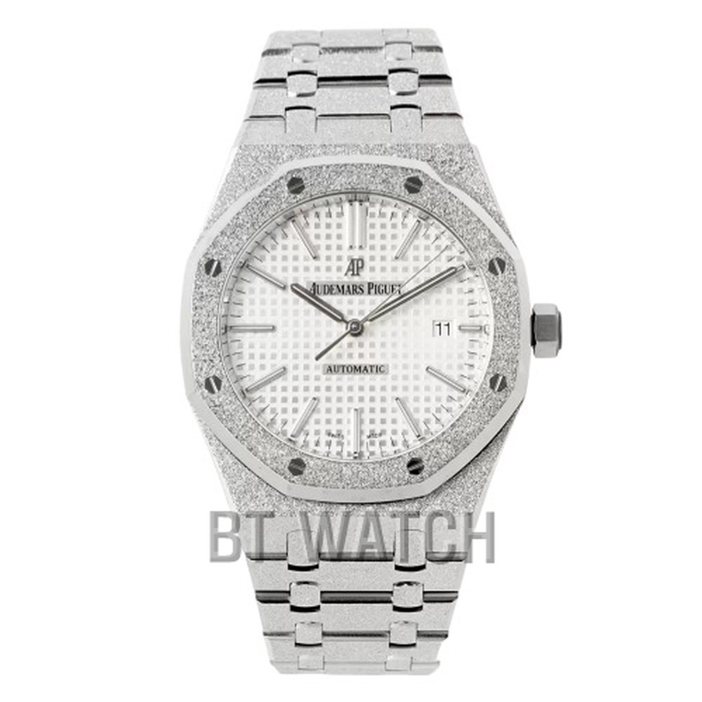 오데마피게 로얄오크 프로스트 골드 흰판 15410 Audemars Piguet Royal Oak