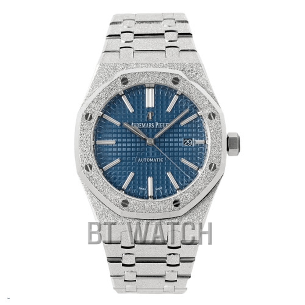 오데마피게 로얄오크 프로스트 골드 청판 네이비 15410 Audemars Piguet Royal Oak