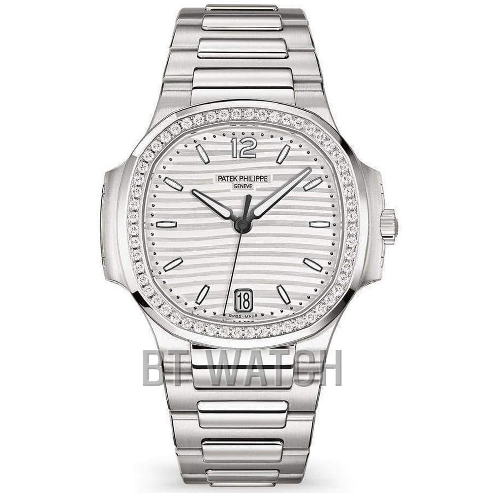 파텍필립 노틸러스 7118 화이트 다이얼 다이아 스틸 Patek Philippe Nautilus