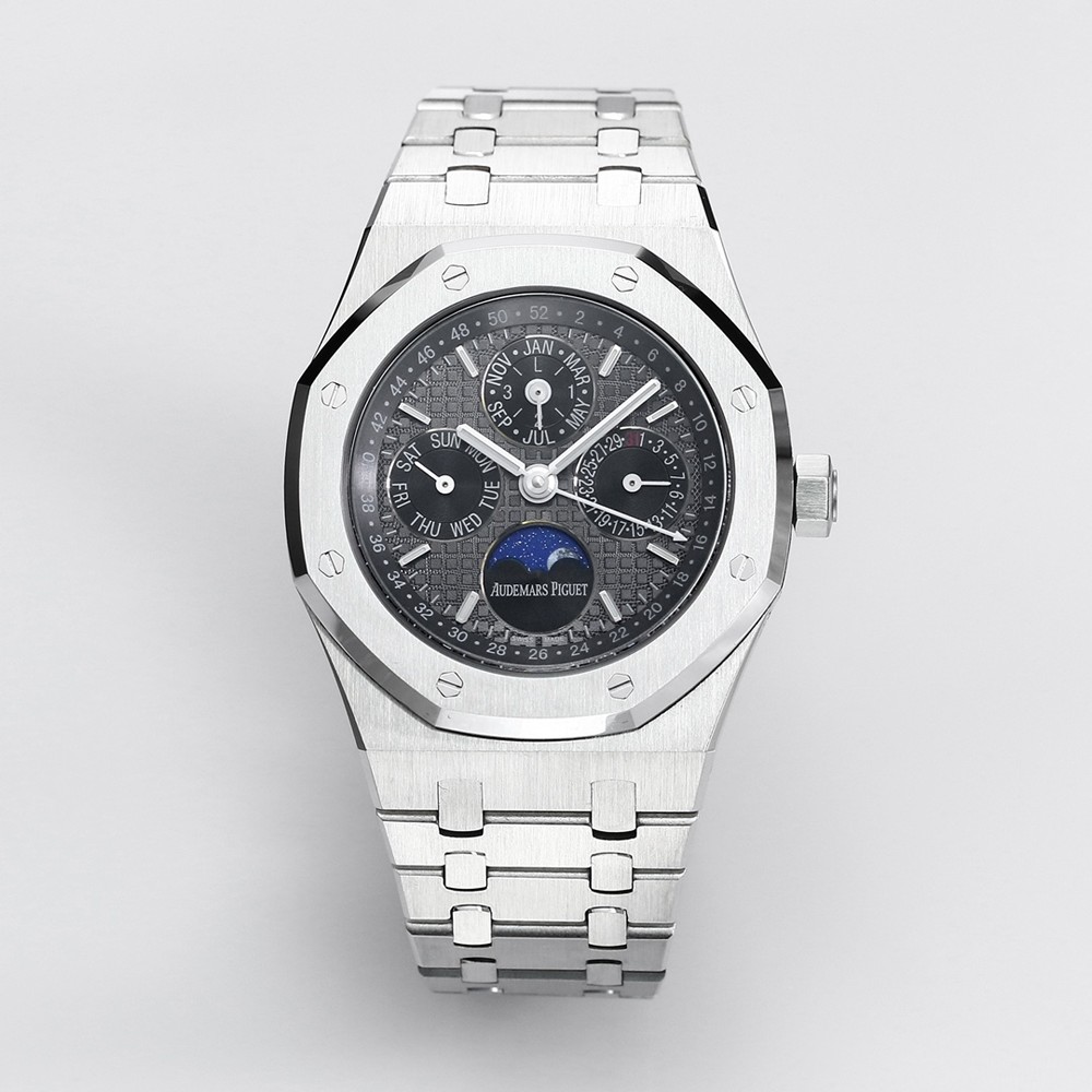 오데마피게 로얄오크 퍼페츄얼 블랙 다이얼 스틸 26574 Audemars Piguet Royal Oak