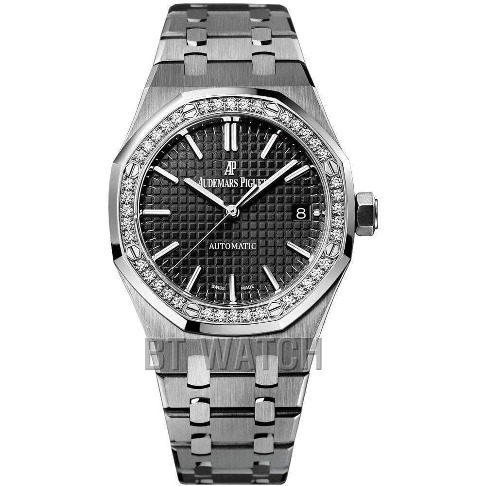 오데마피게 로얄오크 37MM 블랙 다이얼 다이아베젤 15451 Audemars Piguet Royal Oak