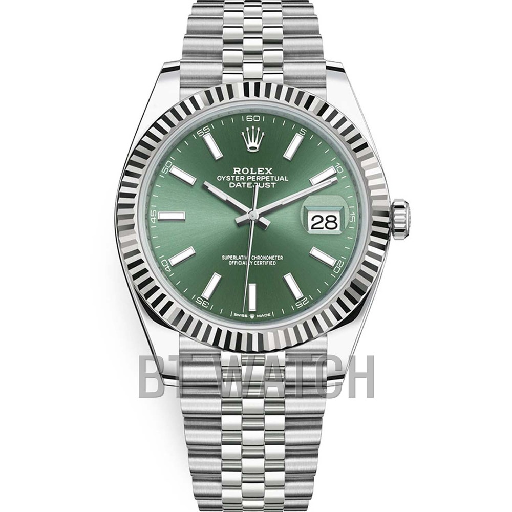 롤렉스 데이저스트 민트 그린 다이얼 41mm 쥬빌레 Rolex Datejust