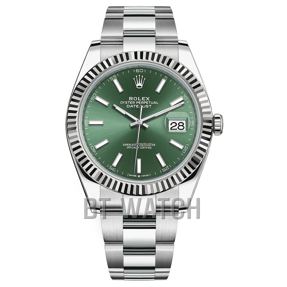 롤렉스 데이저스트 그린 다이얼 41mm 오이스터 Rolex Datejust