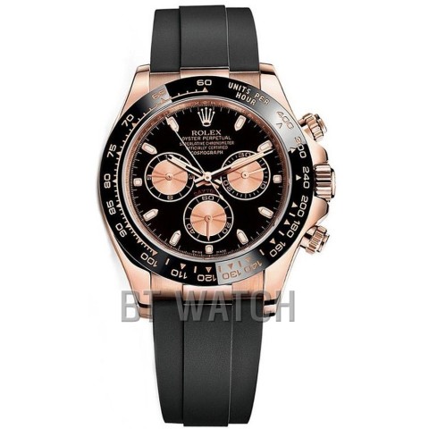 텅스텐 롤렉스 코스모그래프 데이토나 레이싱 다이얼 옐로우 골드 러버밴드 m126515 40mm Rolex Daytona