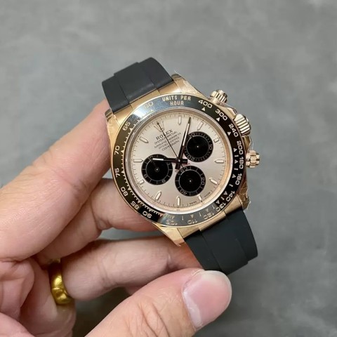 텅스텐 롤렉스 데이토나 로골 금통 샴폐인 다이얼 40mm 126518 40mm Rolex Daytona