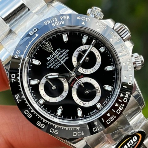 롤렉스 데이토나 스틸 세라믹 베젤 블랙 다이얼 116500-0002 40mm Rolex Daytona