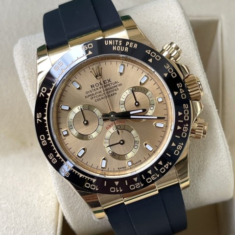 롤렉스 데이토나 옐골 금통 샴폐인 다이얼 116515 40mm Rolex Daytona