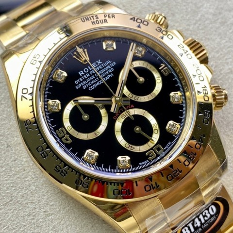 롤렉스 데이토나 흑판 금통 m116508-0016 40mm Rolex Daytona