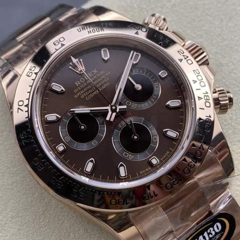 롤렉스 데이토나 브라운 다이얼 로즈골드 금통 40mm Rolex Daytona