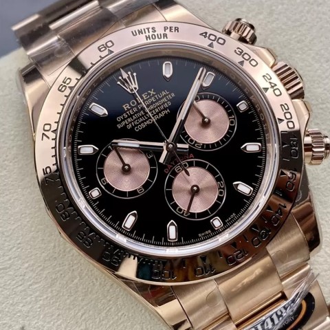 롤렉스 데이토나 검판 로즈골드 금통 40mm Rolex Daytona