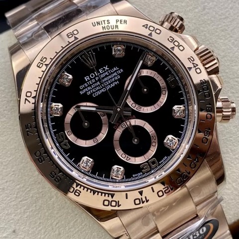롤렉스 데이토나 검판 텐포인트 로즈골드 금통 40mm Rolex Daytona
