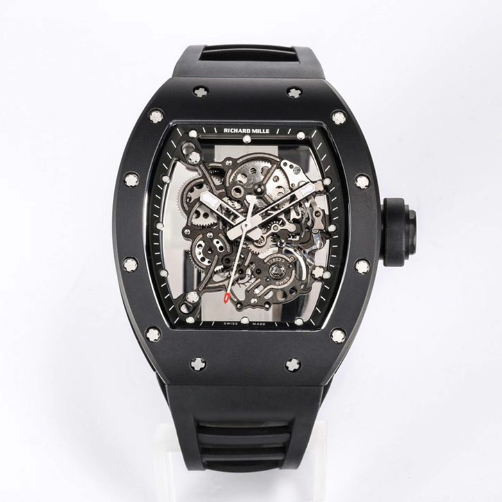 리차드밀 rm055 부바왓슨 세라믹 블랙 러버밴드 Richard Mille Bubba Watson