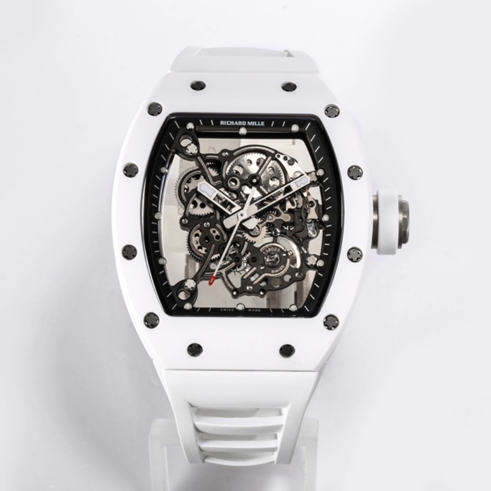 리차드밀 부바왓슨 화이트 러버밴드 NTPT RM-055 Richard Mille Bubba Watson