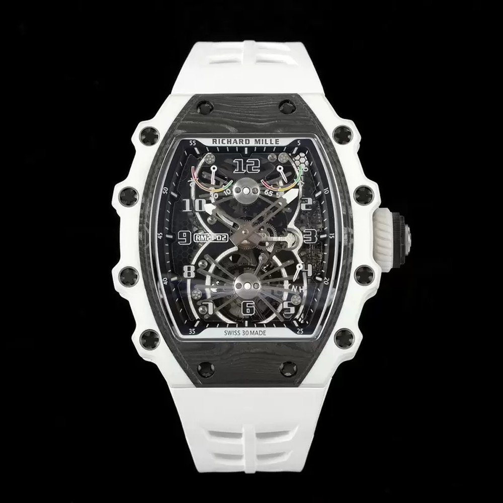 리차드밀 RM 21-02 투르비용 에어로다인 뉴 버전 화이트 러버 Richard Mille