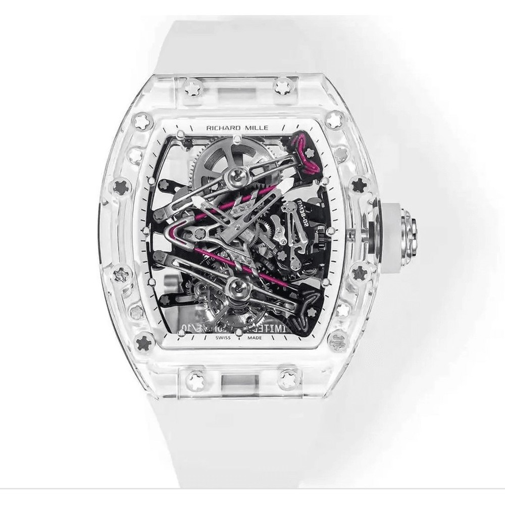 리차드밀 RM 38-02 투르비용 부바 왓슨 화이트 크리스탈 케이스 화이트 포인트 Richard Mille
