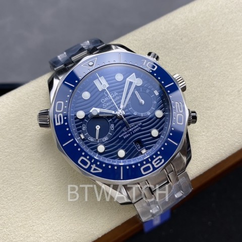 N1 공장 오메가 씨마스터 300M 44mm 블루 210.30.44.51.01.001