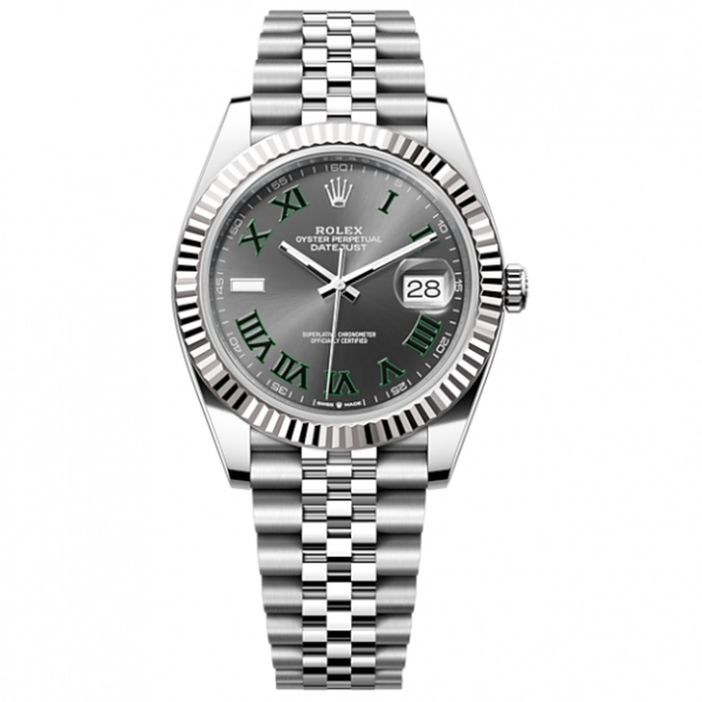 (국내 입고중)롤렉스 데이저스트 126334 윔블던 로만 41mm 904L Rolex Datejust