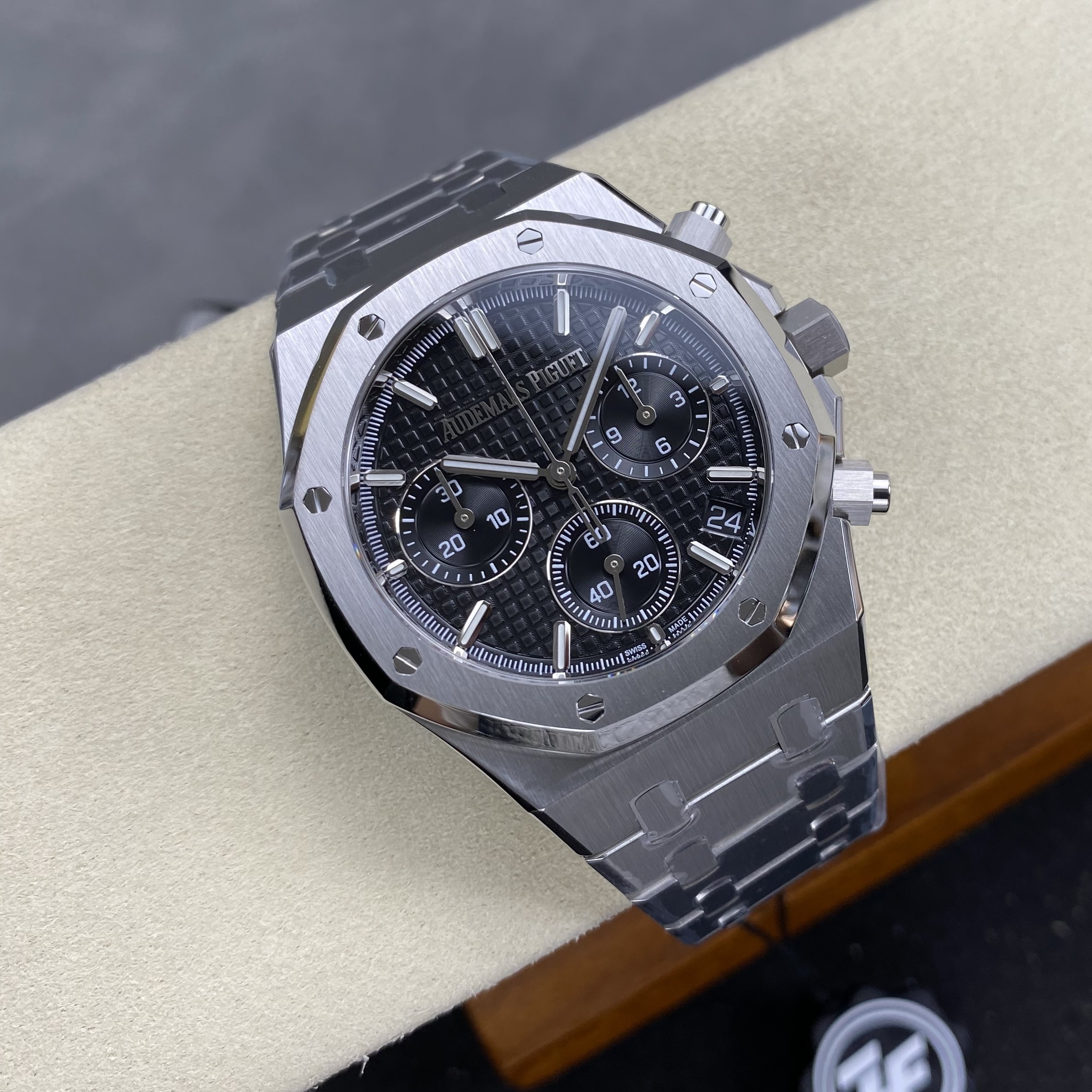 오데마피게 로얄오크 26240 크로노 스틸 검판 Audemars Piguet Royal Oak