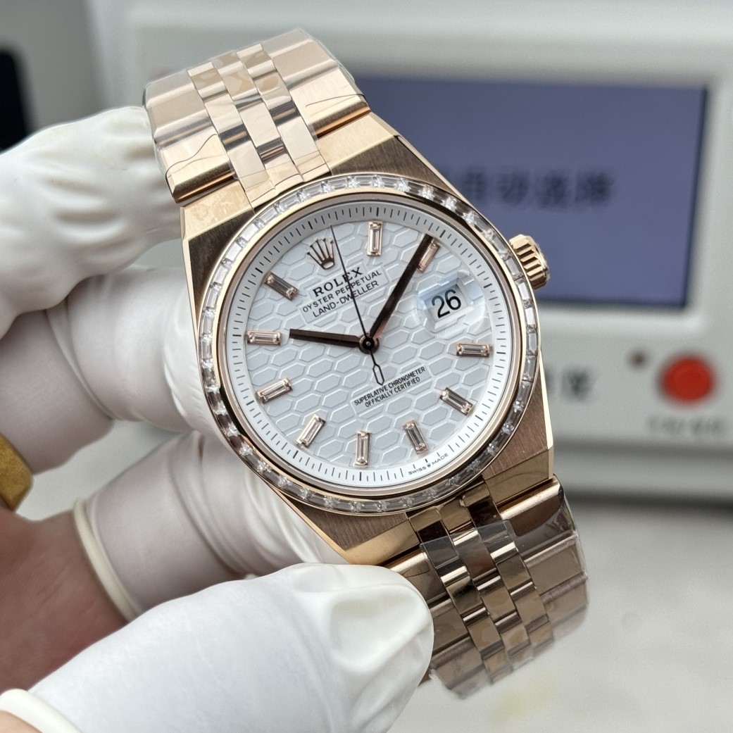롤렉스 2026 랜드웰러 Rolex Land-Dweller 로즈골드 바게트 127235